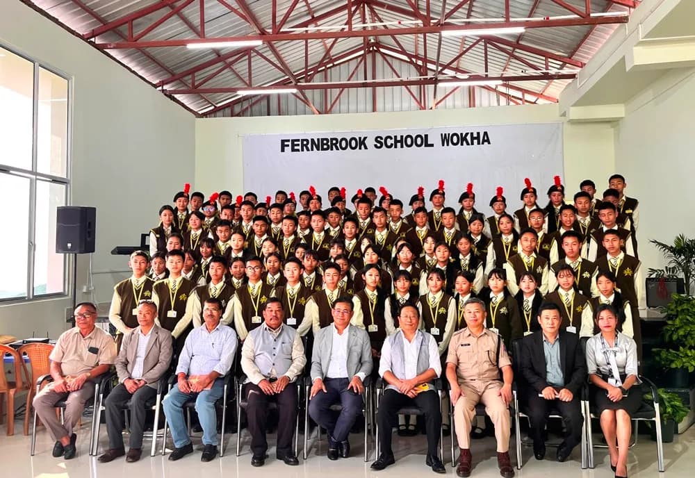 Wokha DPDB visits Fernbrook School, launches human-elephant conflict helpline