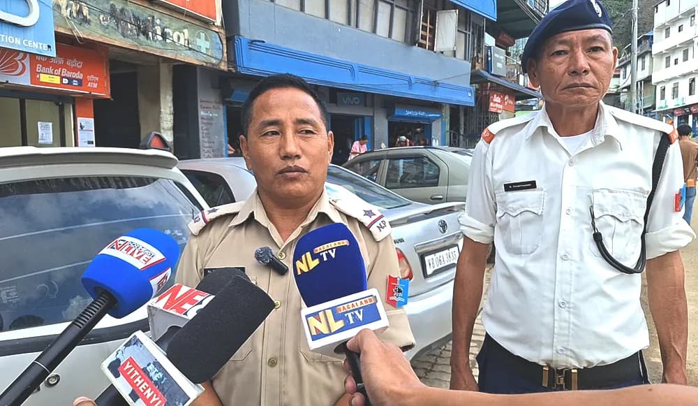 Wokha traffic police penalise helmet violators, illegal parking