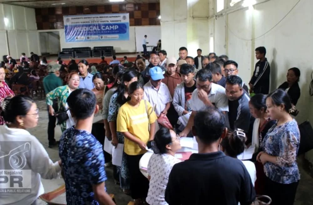 Zunheboto DLSA organises medical camp for PWDs