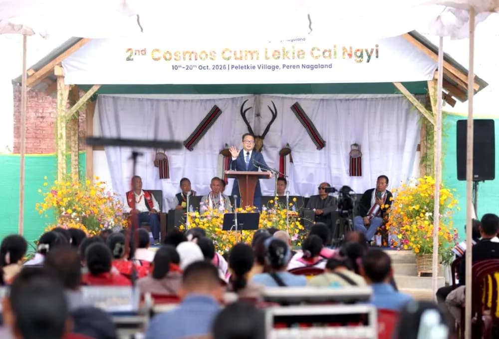 2nd Cosmos-cum-Lekie Cai Festival begins at Peletkie village in Peren