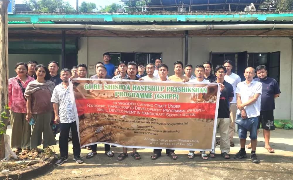 50-day wood carving skill training underway in Dimapur