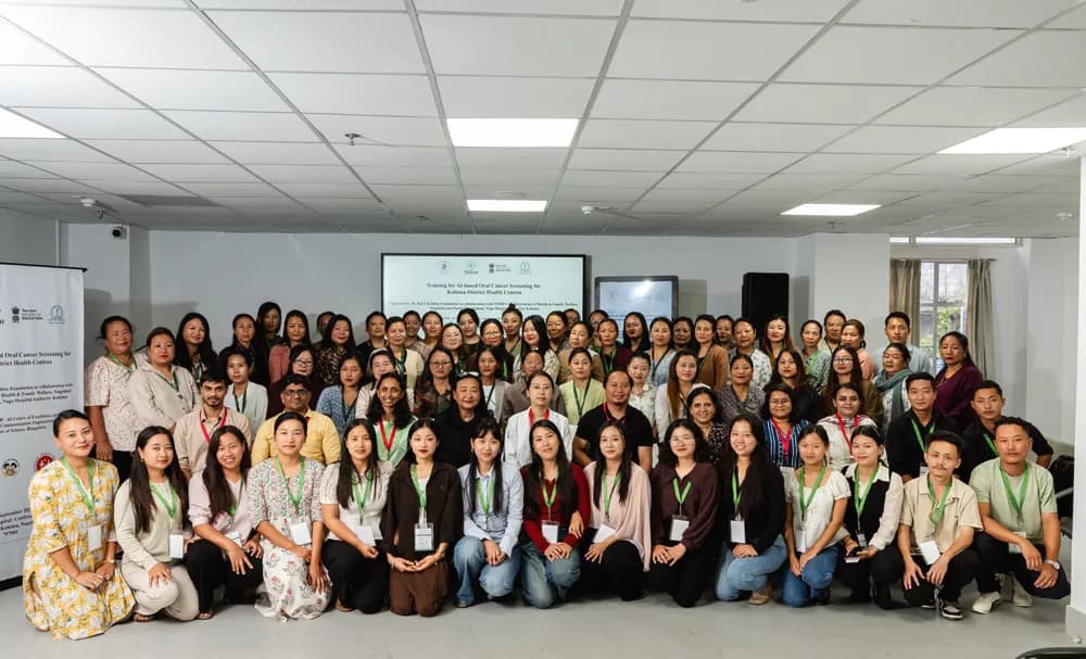 AI-based oral cancer screening training held for Kohima health centres
