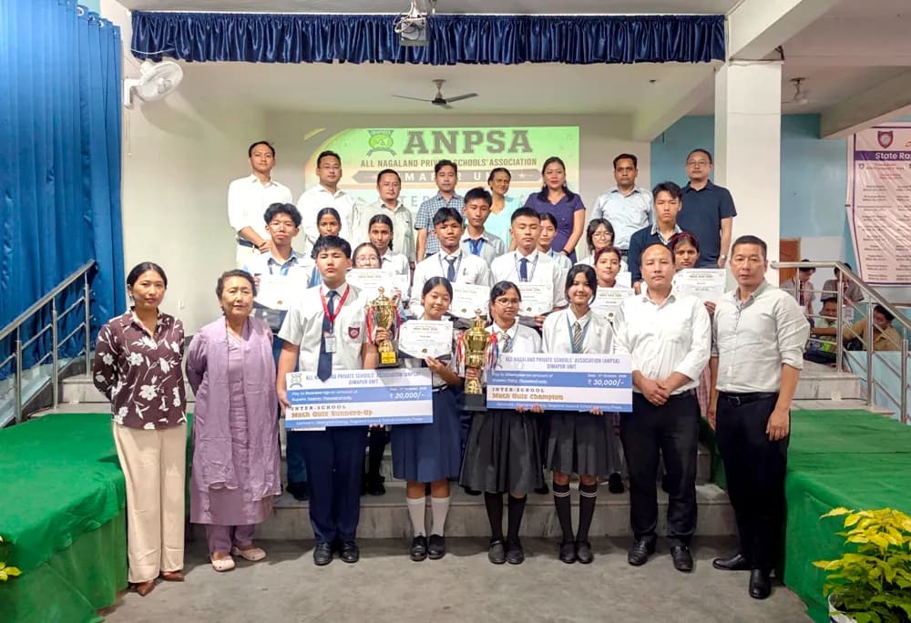 Inter-school math quiz for private schools held in Dimapur