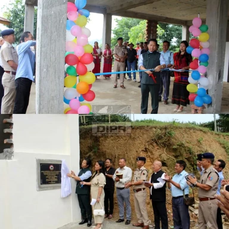 Advisor Achumbemo Kikon inaugurates SDPDB hall in Bhandari