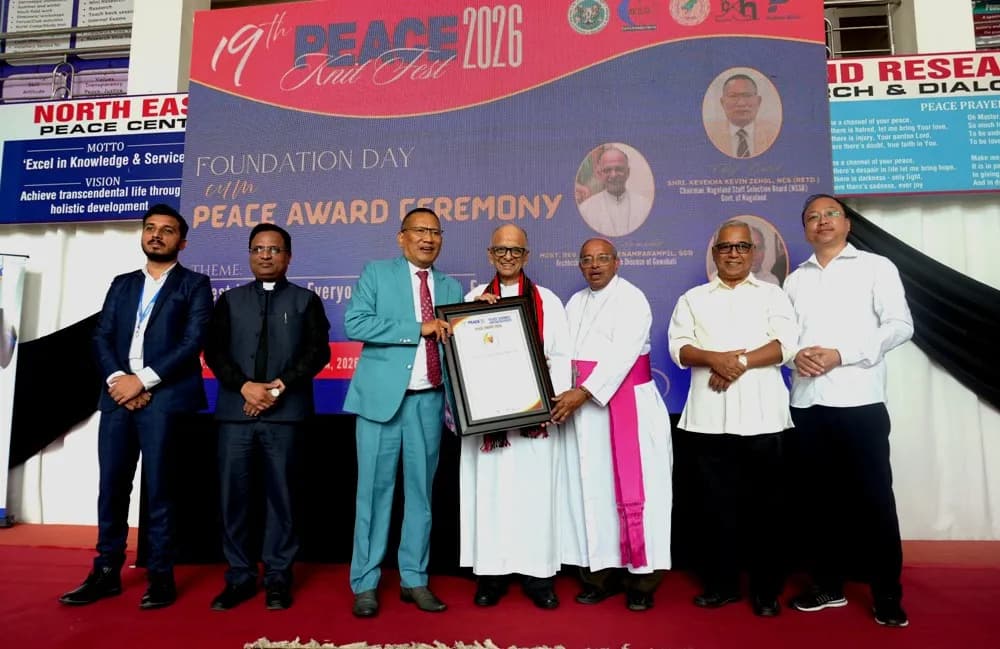 Archbishop Thomas Menamparampil conferred Peace Award 2026