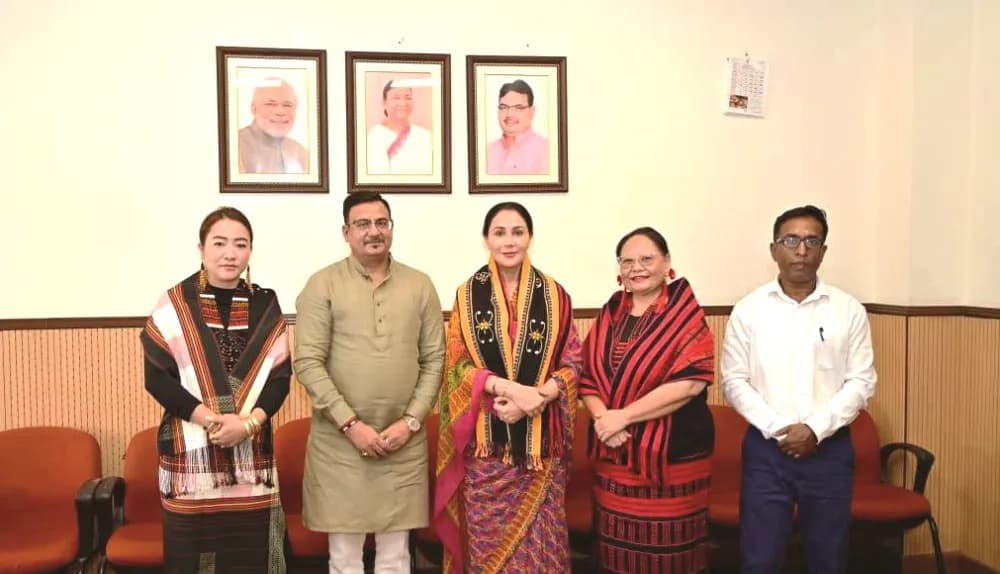 BJP Nagaland delegation meets Rajasthan Deputy CM