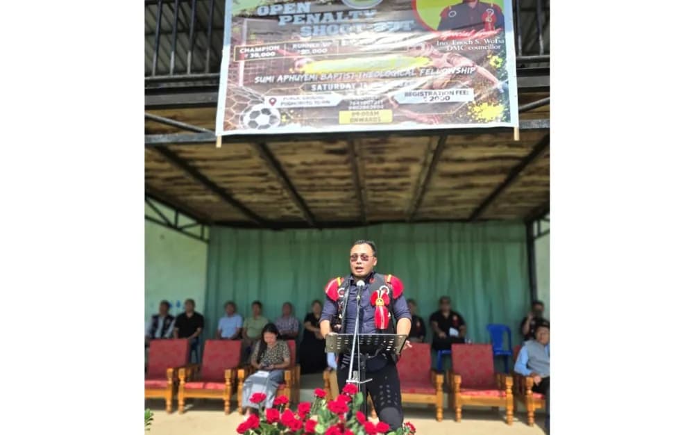 Dimapur councillor urges Sumi Aphuyemi youths to aim for Olympics