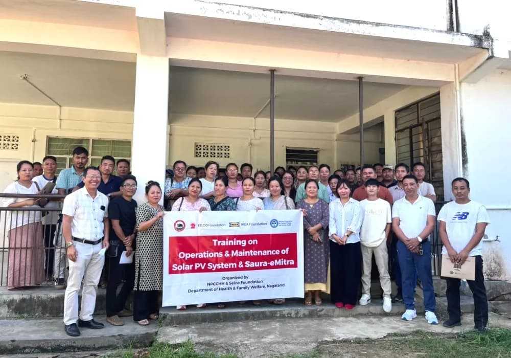 Nagaland health staff trained on solar PV systems, Saura e-Mitra application