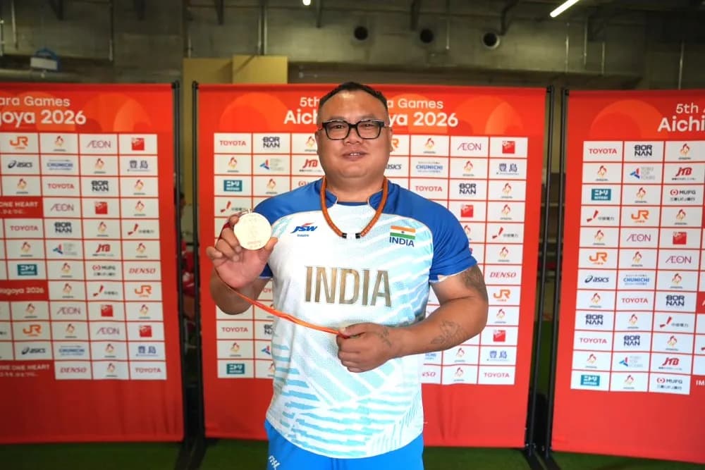 Hokato Sema wins Asian Para Games bronze
