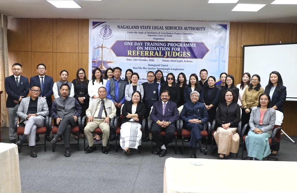 Justice Yarenjungla Longkumer bats for mediation in dispute resolution