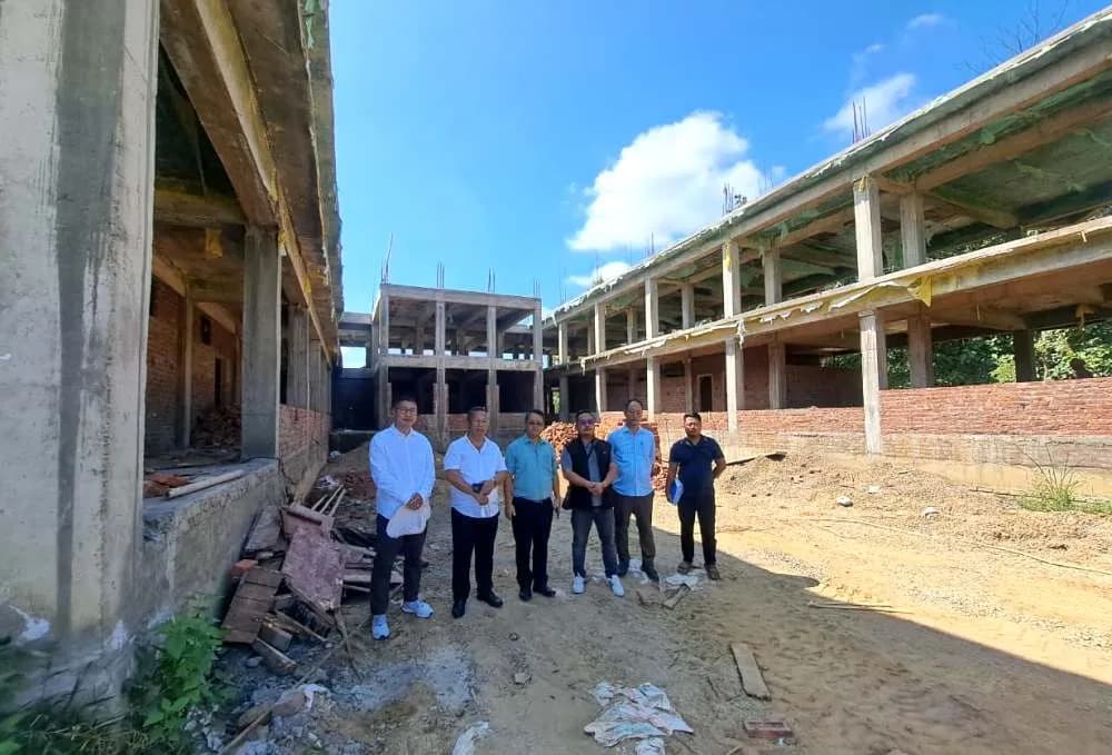 Kudecho Khamo inspects administrative infrastructure in Dimapur, Chümoukedima, Niuland