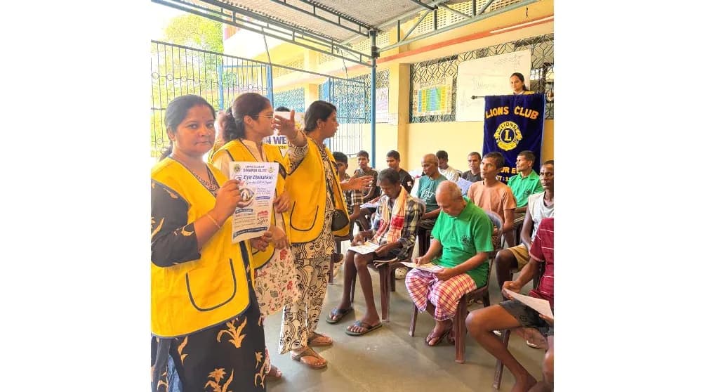 Lions Club of Dimapur Elite concludes Vision Week service initiatives