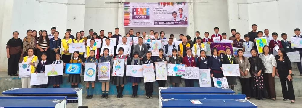 Little Flower HSS retains Lions International Peace Poster Contest