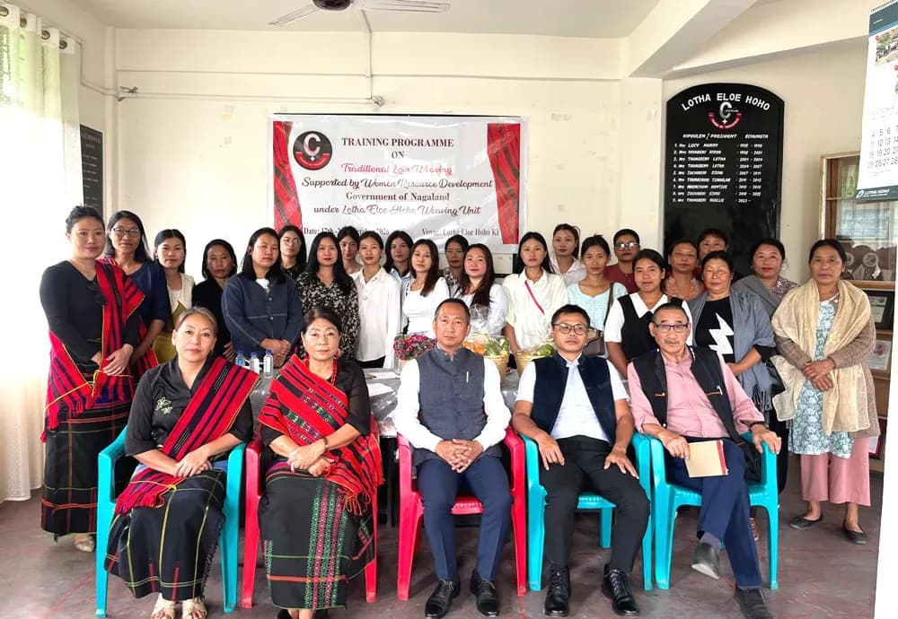 Lotha Eloe Hoho revives declining loin weaving tradition