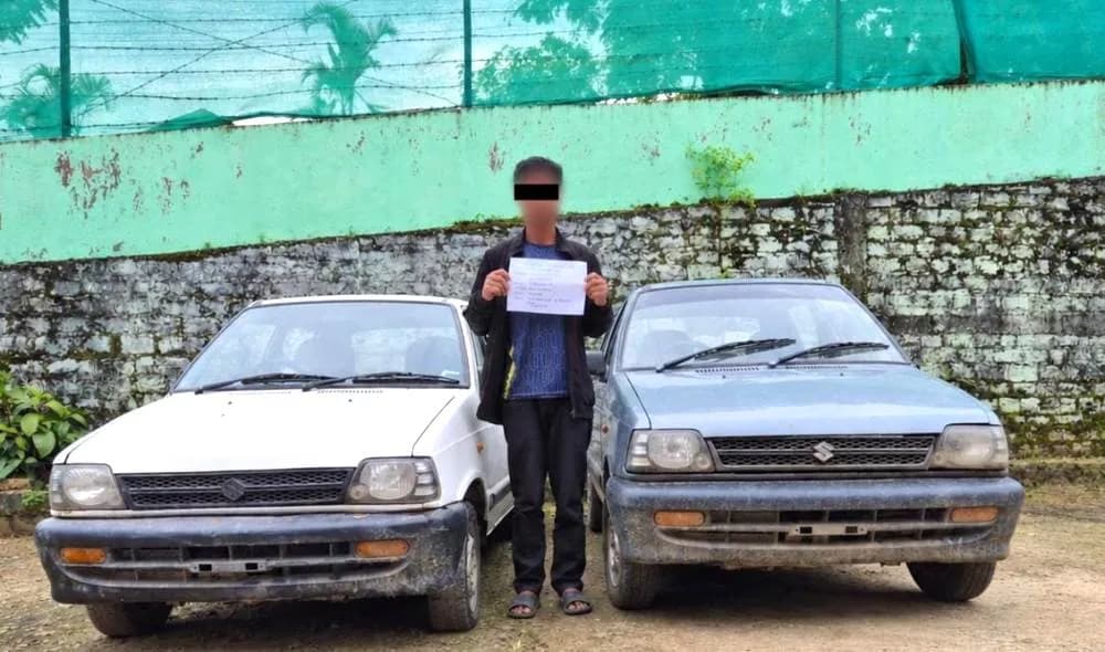 Mokokchung Police nab suspected vehicle lifter