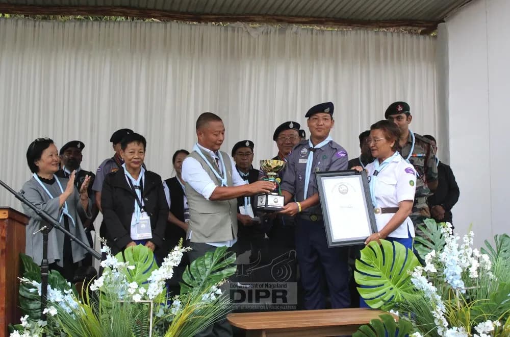 Mokokchung emerges overall champion at Nagaland Jamborette