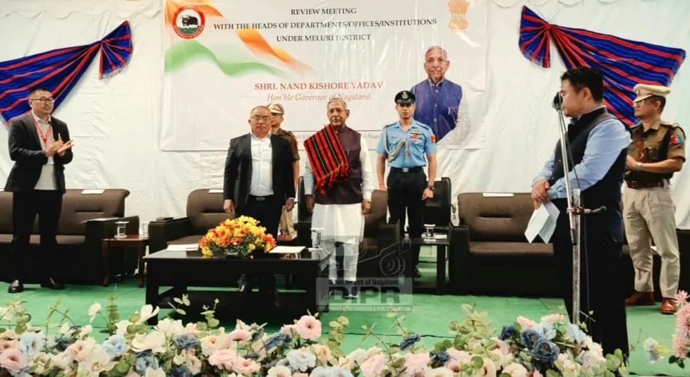 Nagaland Governor Nand Kishore Yadav visits Meluri district