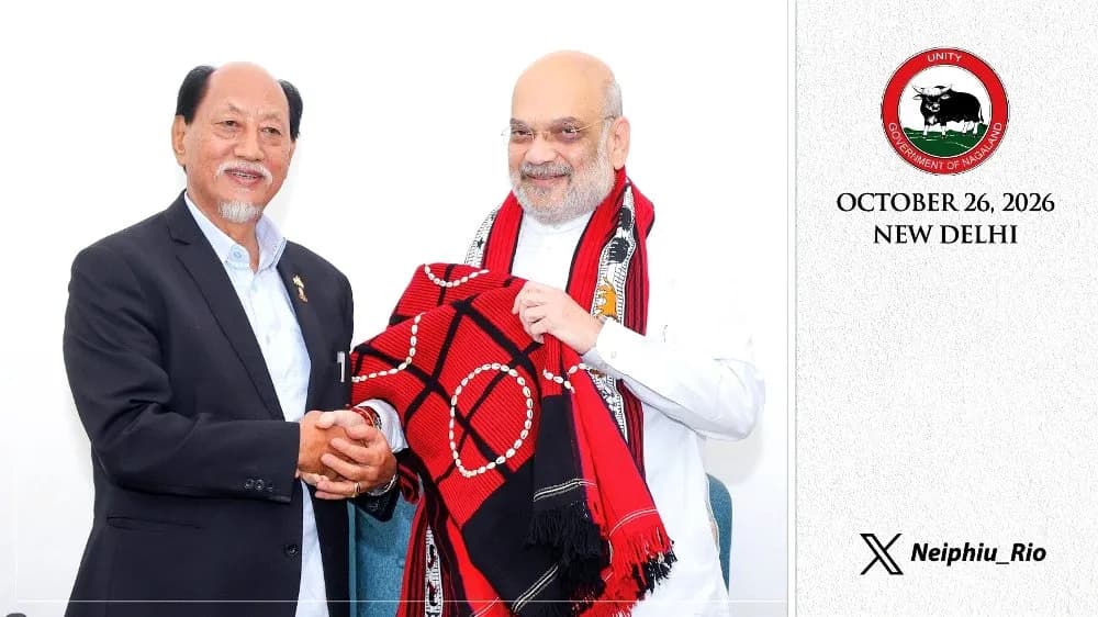 Neiphiu Rio discusses FNTA, PAP relaxation with Amit Shah