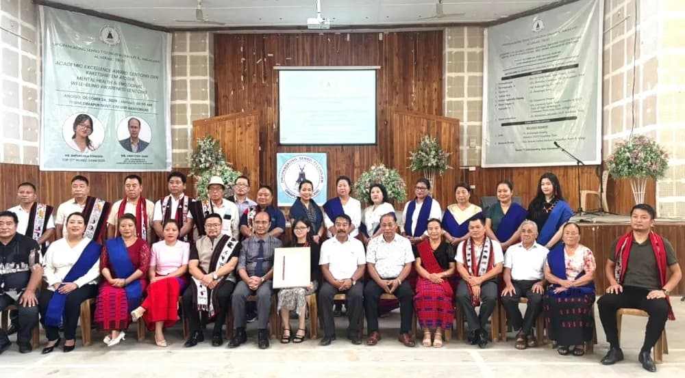 Impunenla Pongen honoured with OSTD Academic Excellence Award in Dimapur