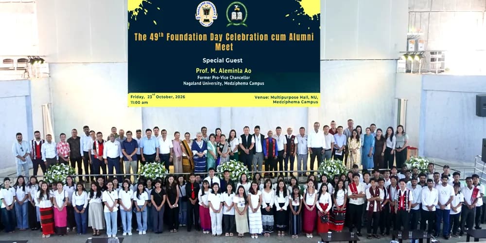 SAS Nagaland University celebrates 49th foundation day