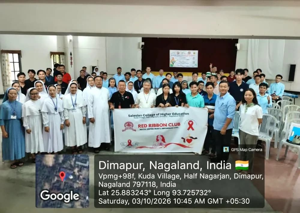 Salesian College holds blood donation camp in Dimapur