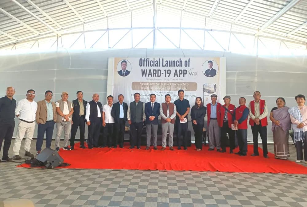Ward-19 App launched in Kohima to enhance civic engagement