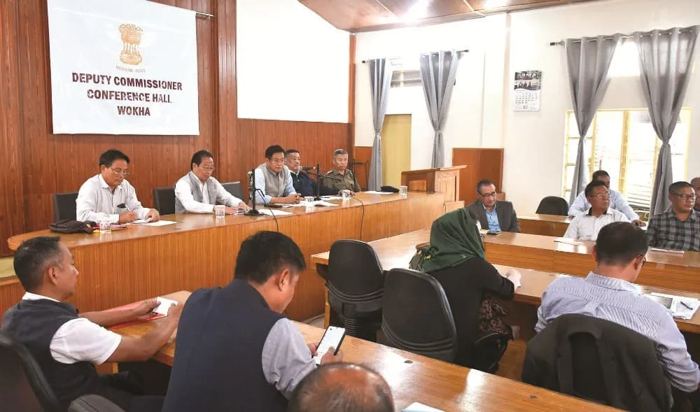 Wokha DPDB reviews NHIDCL road works, sets Nov. 15 deadline