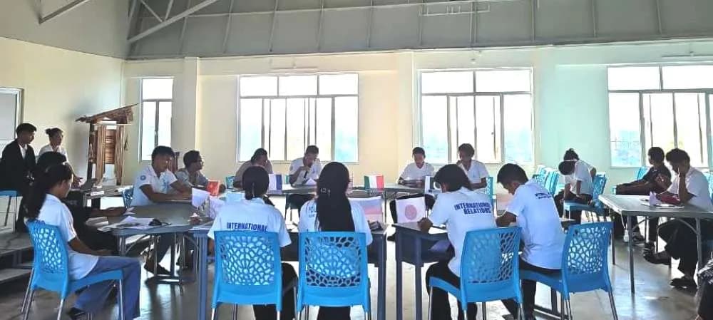 Devbate North East Christian University holds diplomatic debate simu